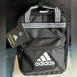 New with Tags Adidas Squad Lunch Bag Black